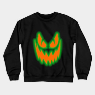 Hello halloween party funny jack o lantern face Crewneck Sweatshirt